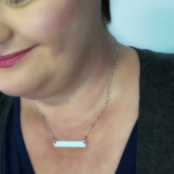 Rose Gold Elle Est Forte Necklace She is strong - Picture 3 of 3